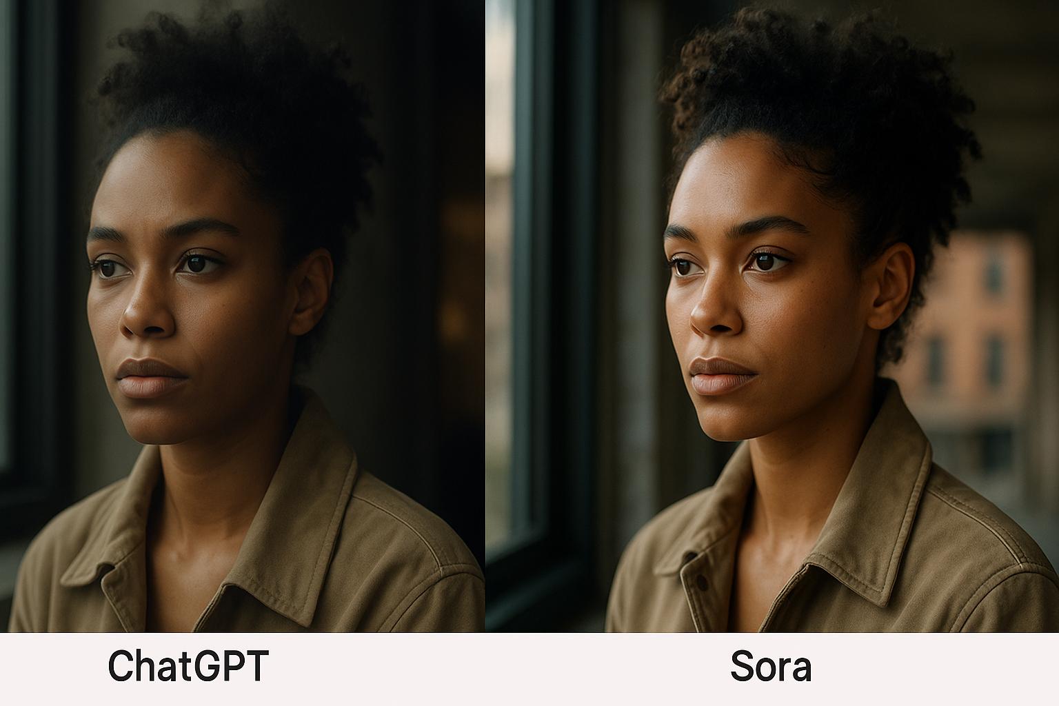 Difference in image quality between ChatGPT and Sora ChatGPT Sora