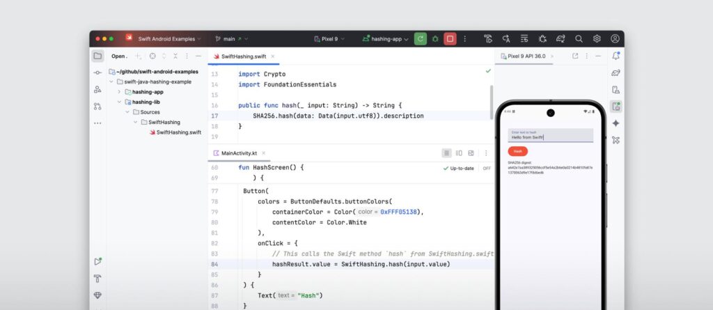 Beranda swift android